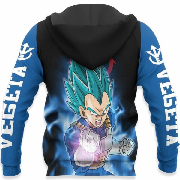 Vegeta Blue Hoodie Anime Dragon Ball Jacket Fan Gifts Idea 5