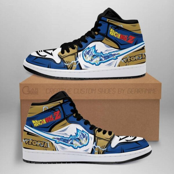 Vegeta Blue Shoes Custom Anime Dragon Ball Sneakers 2