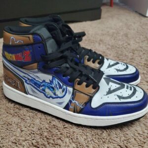 Vegeta Blue Shoes Custom Anime Dragon Ball Sneakers 10