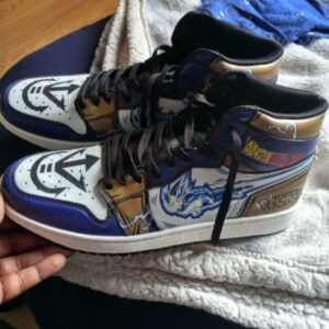 Vegeta Blue Shoes Custom Anime Dragon Ball Sneakers 9