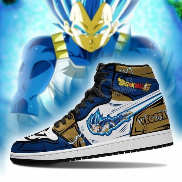 Vegeta Blue Shoes Custom Dragon Ball Super Anime Sneakers 3