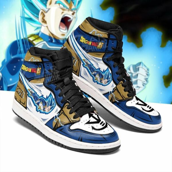 Vegeta Blue Shoes Custom Dragon Ball Super Anime Sneakers 1