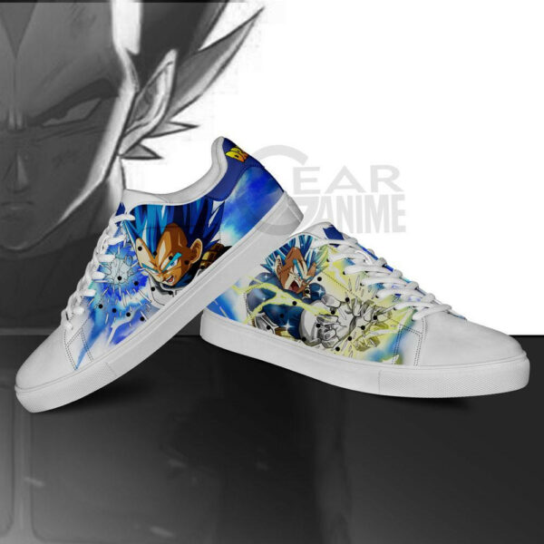 Vegeta Blue Skate Shoes Dragon Ball Custom Anime Sneakers 4