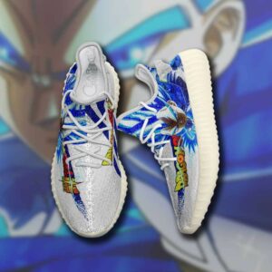 Vegeta Blue Shoes Dragon Ball Super Anime Custom Sneakers SA10 5