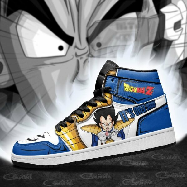 Vegeta Over 9000 Shoes Custom Dragon Ball Anime Sneakers 3