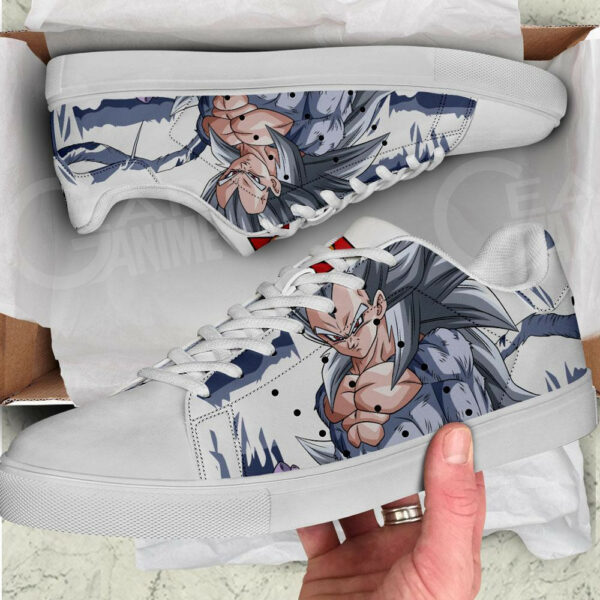 Vegeta SSJ 5 Skate Shoes Custom Dragon Ball Anime Sneakers 2