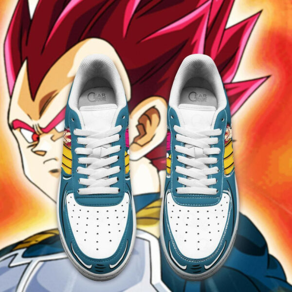 Vegeta SSJ God Air Shoes Custom Anime Sneakers 3