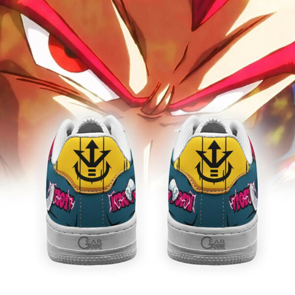 Vegeta SSJ God Air Shoes Custom Anime Sneakers 4