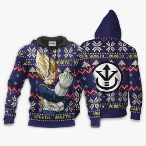 Vegeta Super Saiyan Christmas Sweater Custom Anime Dragon Ball XS12 7