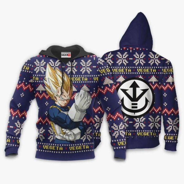 Vegeta Super Saiyan Christmas Sweater Custom Anime Dragon Ball XS12 3