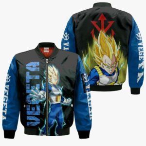 Vegeta Super Saiyan Hoodie Dragon Ball Anime Zip Jacket 9