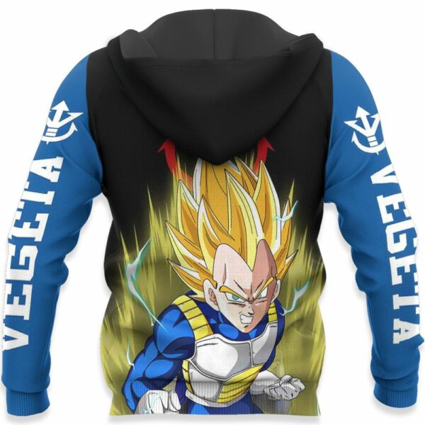 Vegeta Super Saiyan Hoodie Dragon Ball Anime Zip Jacket 5