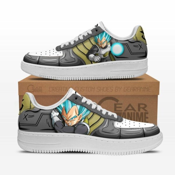Vegeta Whis Armor Air Shoes Custom Anime Dragon Ball Sneakers 1