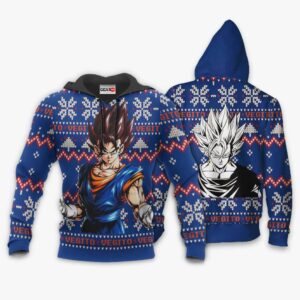 Vegito Ugly Christmas Sweater Custom Anime Dragon Ball XS12 7