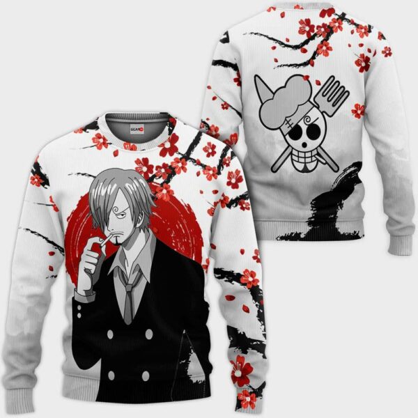 Vinsmoke Sanji Hoodie Custom Japan Style One Piece Anime Shirt 2