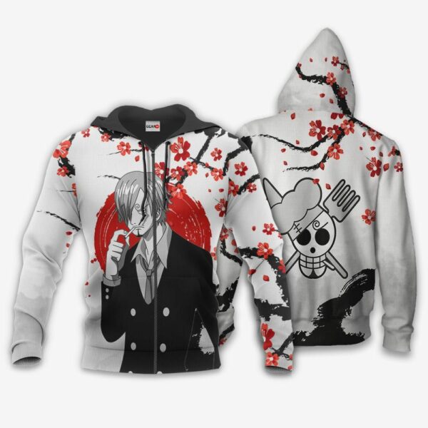 Vinsmoke Sanji Hoodie Custom Japan Style One Piece Anime Shirt 1