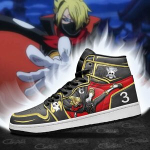 Vinsmoke Sanji Raid Suit Shoes Custom Anime One Piece Sneakers 7