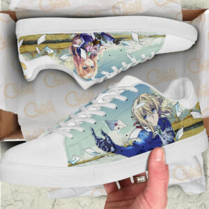 Violet Evergarden Skate Shoes Custom Anime Sneakers For Fan 5