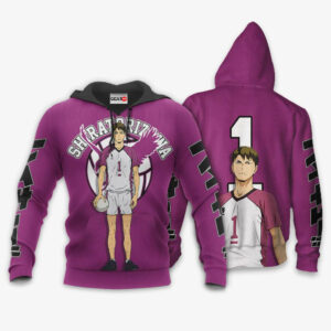 Wakatoshi Ushijima Hoodie Custom Haikyuu Anime Merch Clothes 8