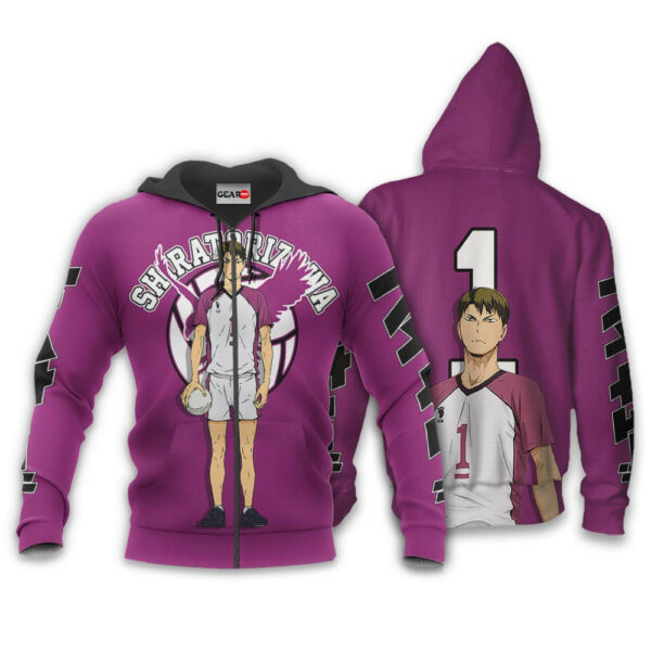 Wakatoshi Ushijima Hoodie Custom Haikyuu Anime Merch Clothes 1