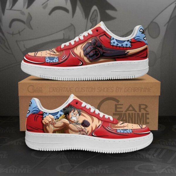 Wano Arc Luffy Air Shoes Custom One Piece Anime Sneakers 1