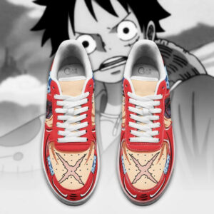 Wano Arc Luffy Air Shoes Custom One Piece Anime Sneakers 7