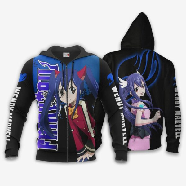 Wendy Marvell Hoodie Fairy Tail Anime Merch Clothes 1