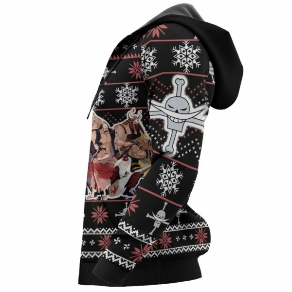 Whitebeard Pirates Ugly Christmas Sweater Custom Anime One Piece XS12 5