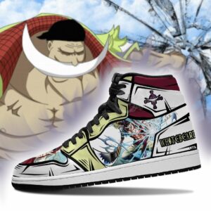 Whitebeard Shoes Gura Gura No Mi Custom Anime One Piece Sneakers 5