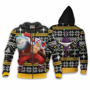 Whitebeard Ugly Christmas Sweater Custom One Piece Anime XS12 6