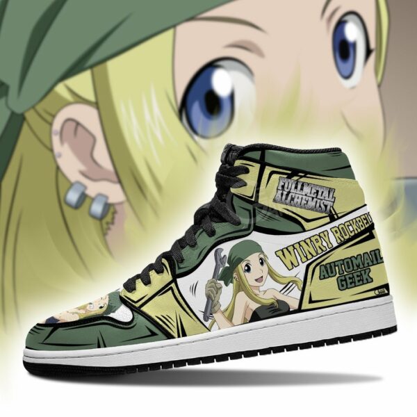 Winry Rockbell Fullmetal Alchemist Shoes Anime Custom Sneakers 3