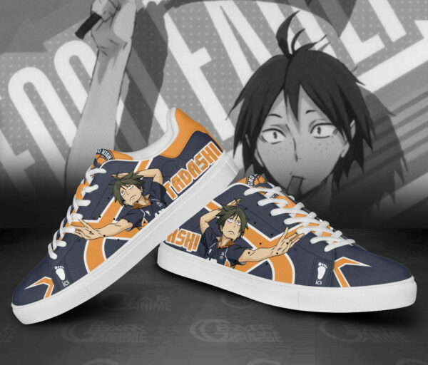 Yamaguchi Tadashi Skate Shoes Custom Haikyuu Anime Sneakers 3