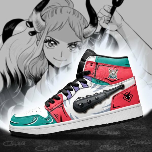 Yamato’s kanabo Shoes Custom Anime Wano Arc One Piece Sneakers 4