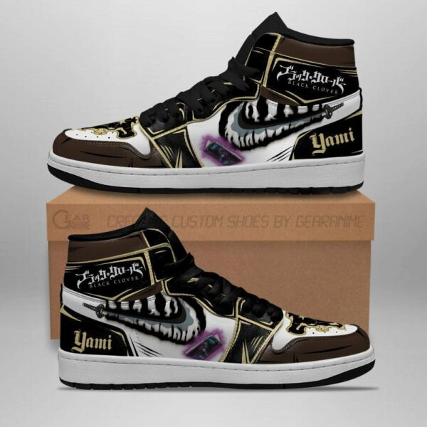 Yami Sukehiro Shoes Custom Sword Black Clover Anime Sneakers 2