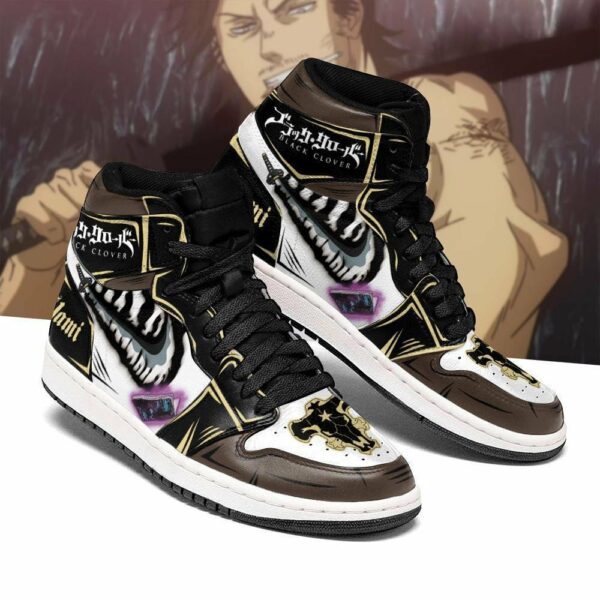 Yami Sukehiro Shoes Custom Sword Black Clover Anime Sneakers 1