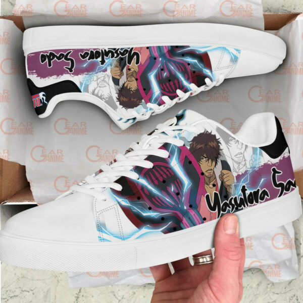 Yasutora Sado Skate Shoes Custom Anime Bleach Shoes 2