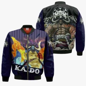 Yonko Kaido Hoodie One Piece Anime Shirt Jacket 9