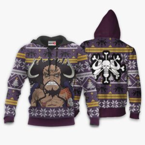 Yonko Kaido Ugly Christmas Sweater Custom One Piece Anime XS12 7