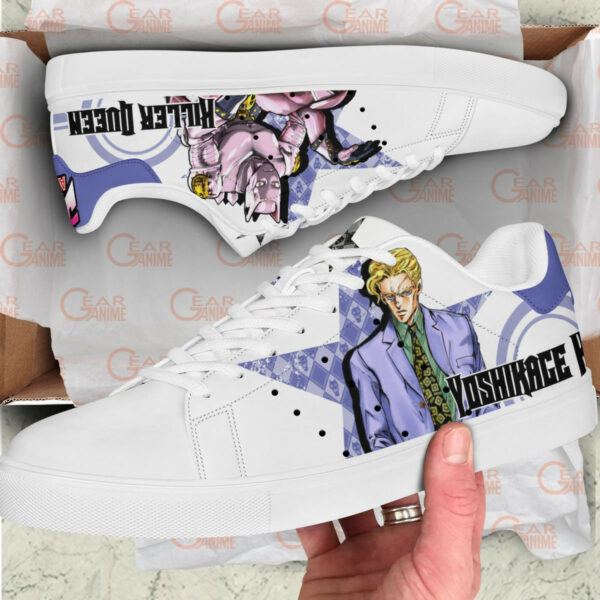 Yoshikage Kira Skate Shoes Custom Anime Jojo's Bizarre Adventure Shoes 3