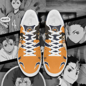 Yu Nishinoya Skate Shoes Custom Haikyuu Anime Sneakers 7