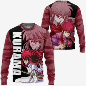 Yu Yu Hakusho Kurama Hoodie Anime Shirt Jacket 7