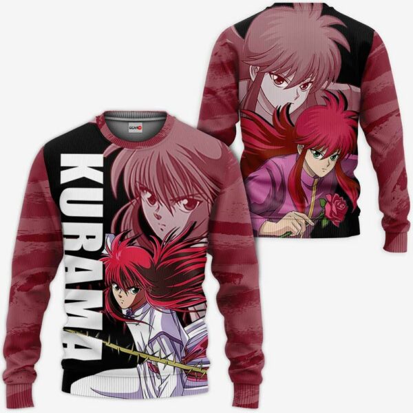 Yu Yu Hakusho Kurama Hoodie Anime Shirt Jacket 2