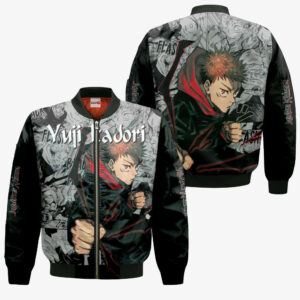 Yuji Itadori Hoodie Custom Jujutsu Kaisen Anime Merch Clothes Manga Style 9