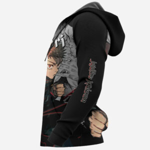 Yuji Itadori Hoodie Custom Jujutsu Kaisen Anime Merch Clothes Manga Style 11