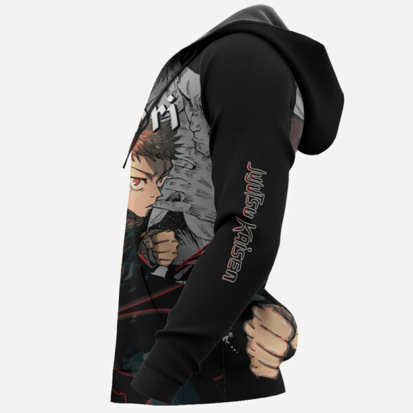 Yuji Itadori Hoodie Custom Jujutsu Kaisen Anime Merch Clothes Manga Style 6