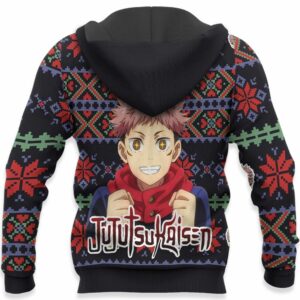 Yuji Itadori Ugly Christmas Sweater Custom Anime Jujutsu Kaisen XS12 8