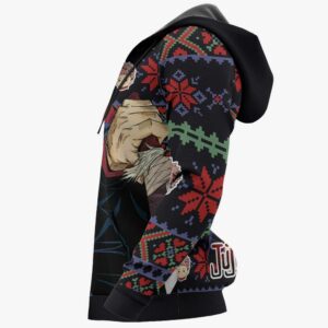 Yuji Itadori Ugly Christmas Sweater Custom Anime Jujutsu Kaisen XS12 9