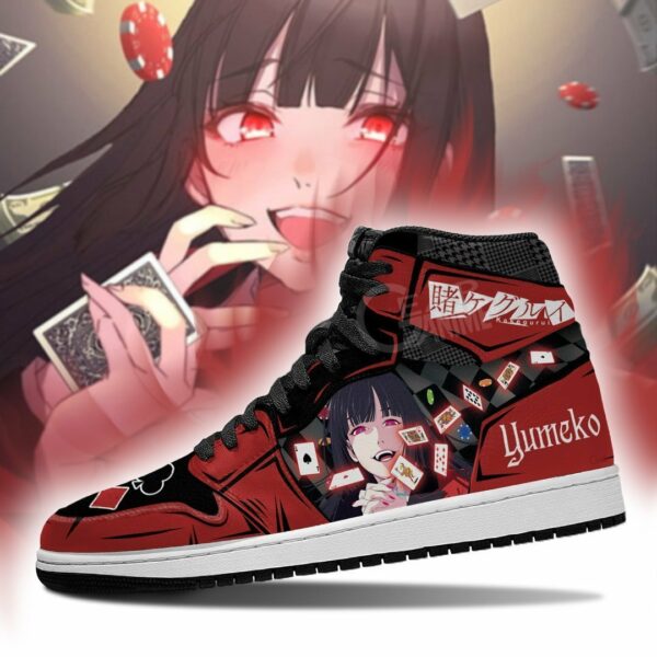 Yumeko Jabami Shoes Custom Kakegurui Anime Sneakers Fan Request 3