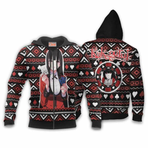 Yumeko Jabami Ugly Christmas Sweater Custom Anime Kakegurui XS12 2