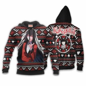 Yumeko Ugly Christmas Sweater Custom Anime Kakegurui XS12 7